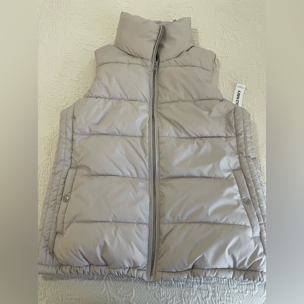 Old Navy Beige Fleece Jacket